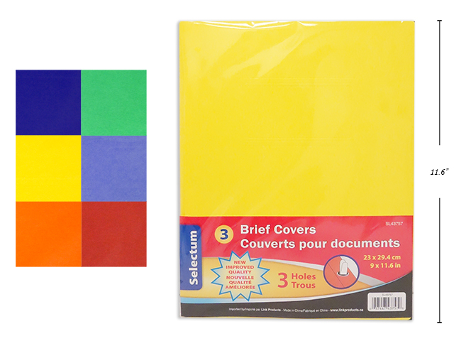 Selectum 3 Prong Report Covers ~ 3 per pack-0