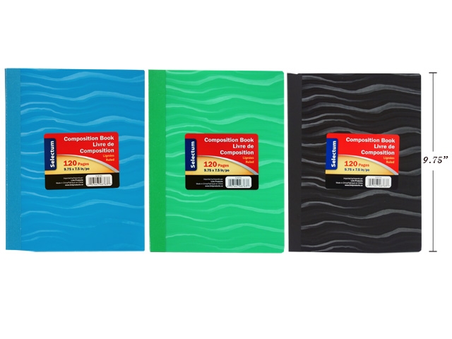 Selectum Composition Book, 9.75" x 7.5 ~ 120 pages-0