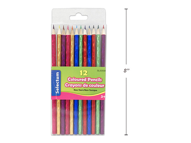 Selectum Laser Colored Pencils ~ 12 per pack-0