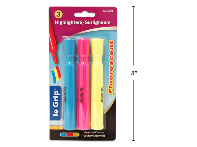 Selectum Fluorescent Highlighters ~ 3 per pack-0