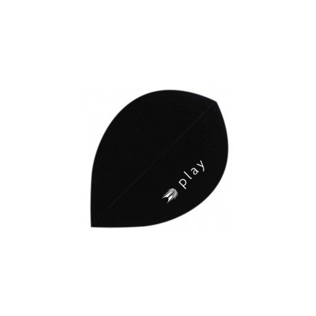 Target Vision Flights ~ Black Pear Shaped -0