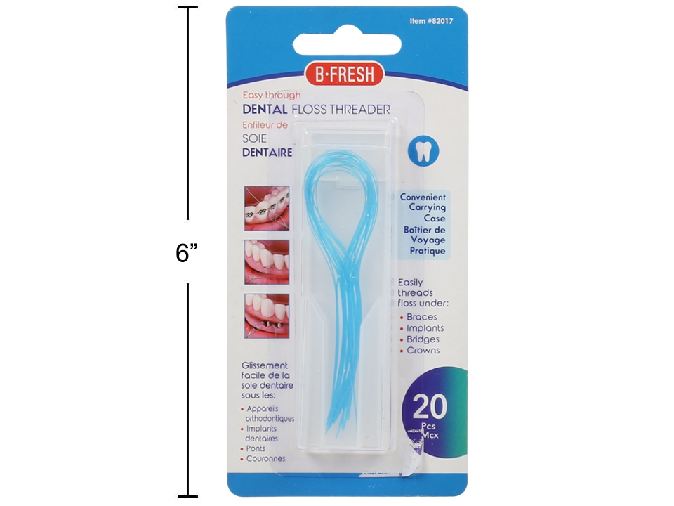 Easy Thru Dental Floss Threader ~ 20 per pack-0