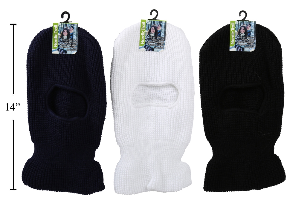 Kid's Knitted Open Face Balaclava-0