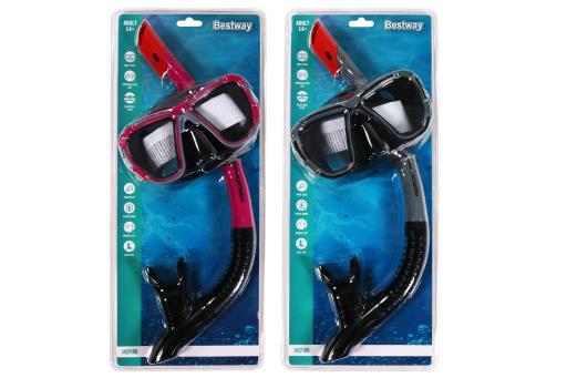 Hydro-Pro Black Sea Swim Mask & Snorkel Set {24021} ~ Adult 14+-0