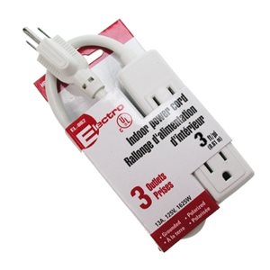 Power Bar ~ 3 outlets & 7' cord-0