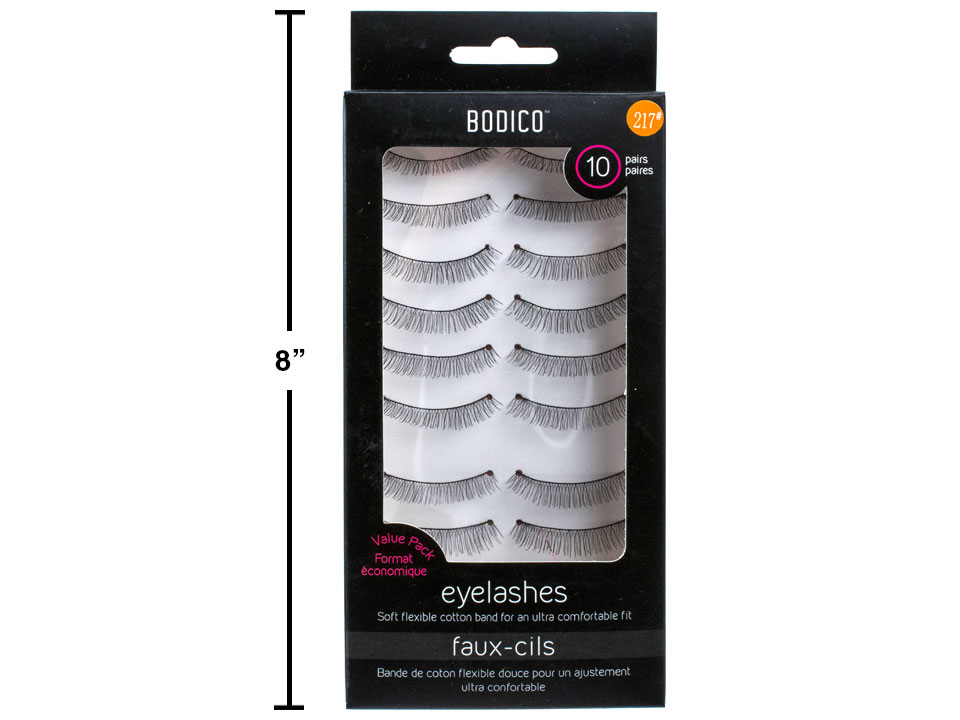 Bodico Eyelashes with Super Glue ~ 10 pairs-0