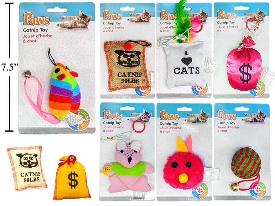 PAWS Catnip Toys ~ 9 assorted-0