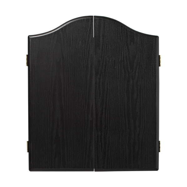 Plain Black Dartboard Cabinet-0