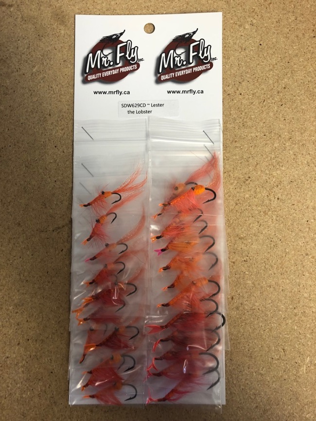 Lester the Lobster Salmon Wet Flies-0