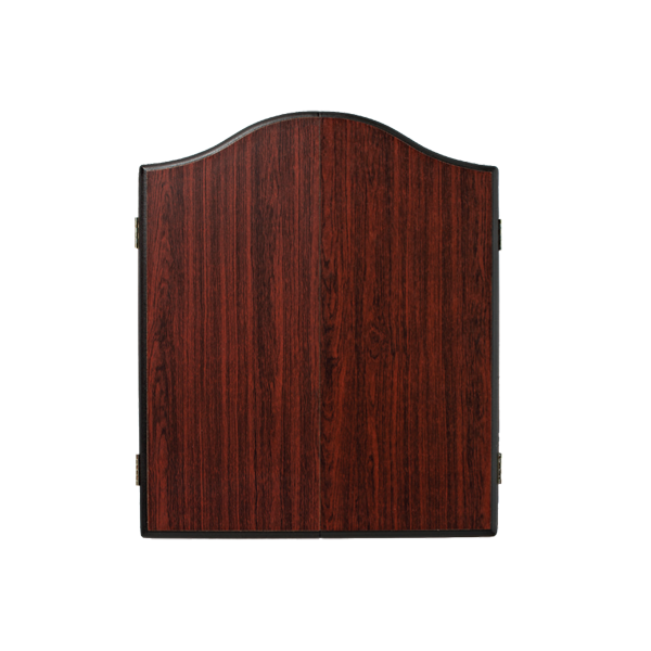 Plain Rosewood Dartboard Cabinet-0