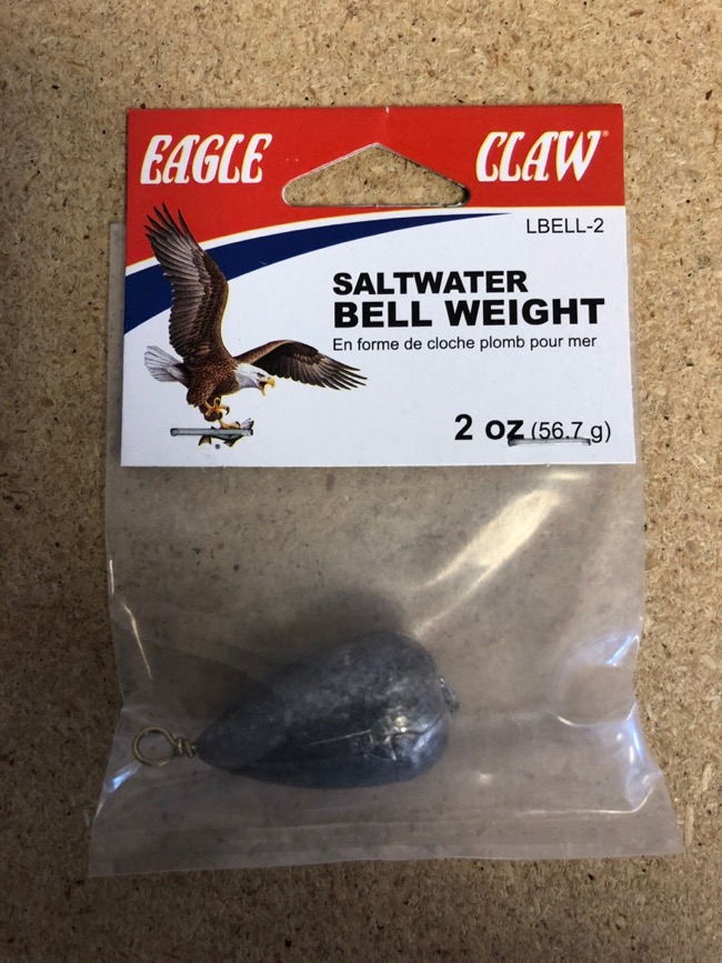 Eagle Claw Bell Weight ~ 2oz-0