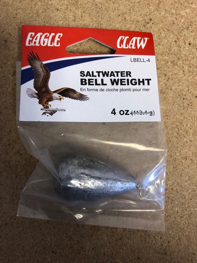 Eagle Claw Bell Weight ~ 4oz-0
