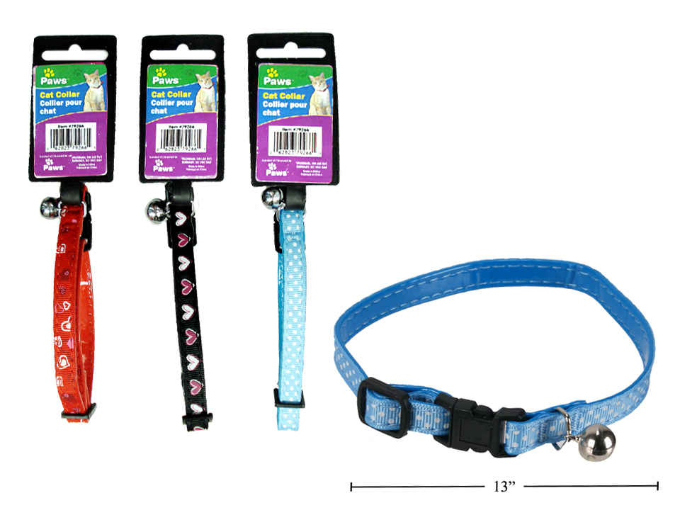 Cat Collar with Bell and Clip Closure-0
