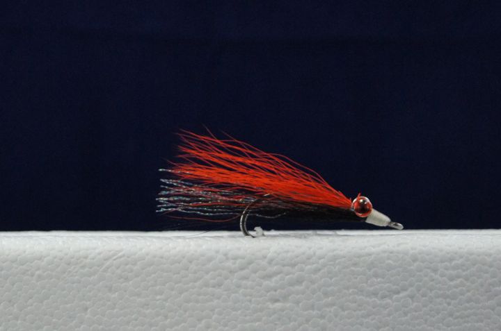 Clouser Minnow Flies - Size 2 ~ Orange / Black-0