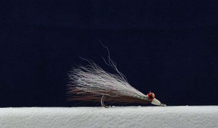 Clouser Minnow Flies - Size 2 ~ Brown / White-0