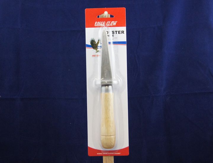 Eagle Claw Oyster Knife w/Wood Handle & 3-3/4" Blade-0
