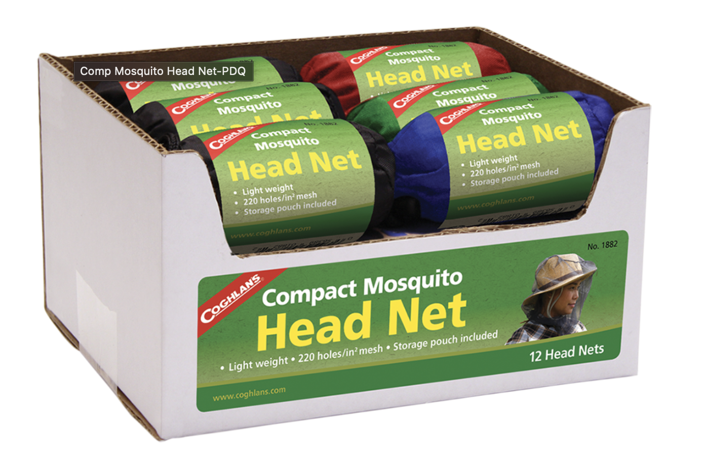 Coghlan's Compact Mosquito Head Net ~ 12/display-0