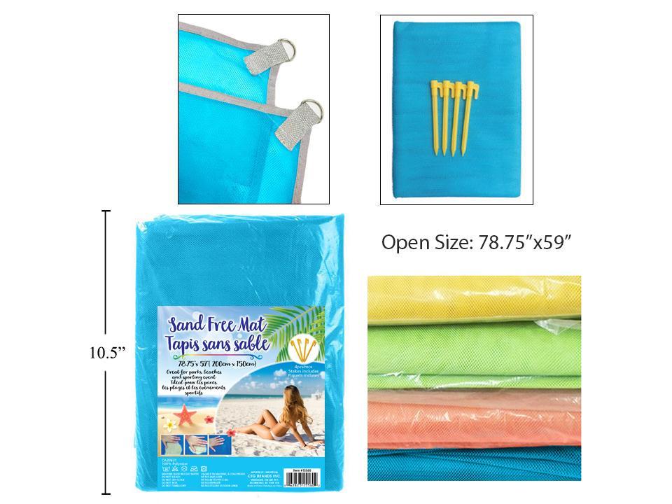 Sand Free Beach Mat ~ 78.75" x 59"-0