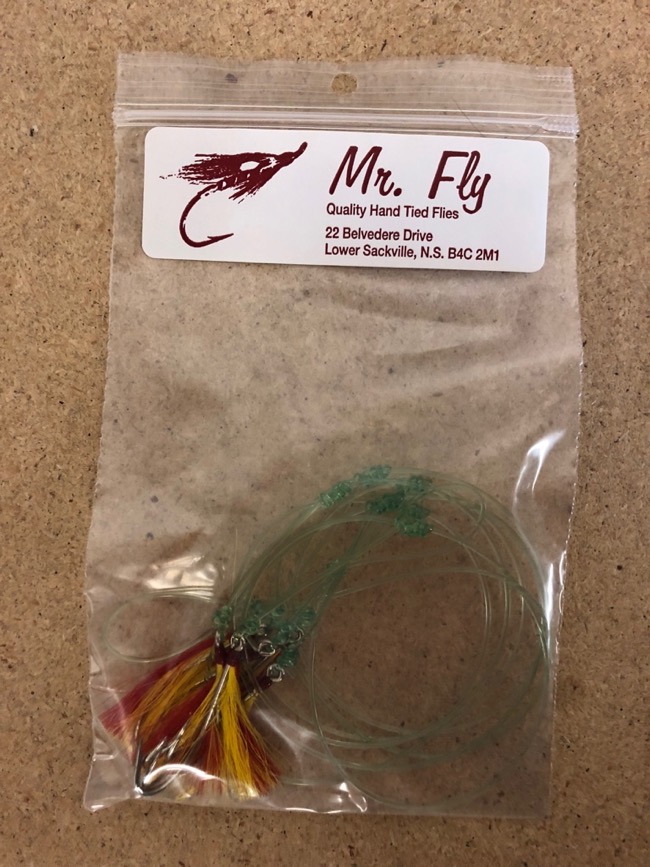 Mr Fly Mackerel Rigs - RED/YELLOW ~ 6 per string-0