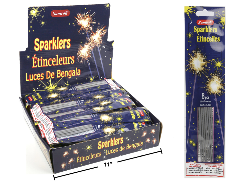 Sparklers - 8" ~ 8 per pack-0