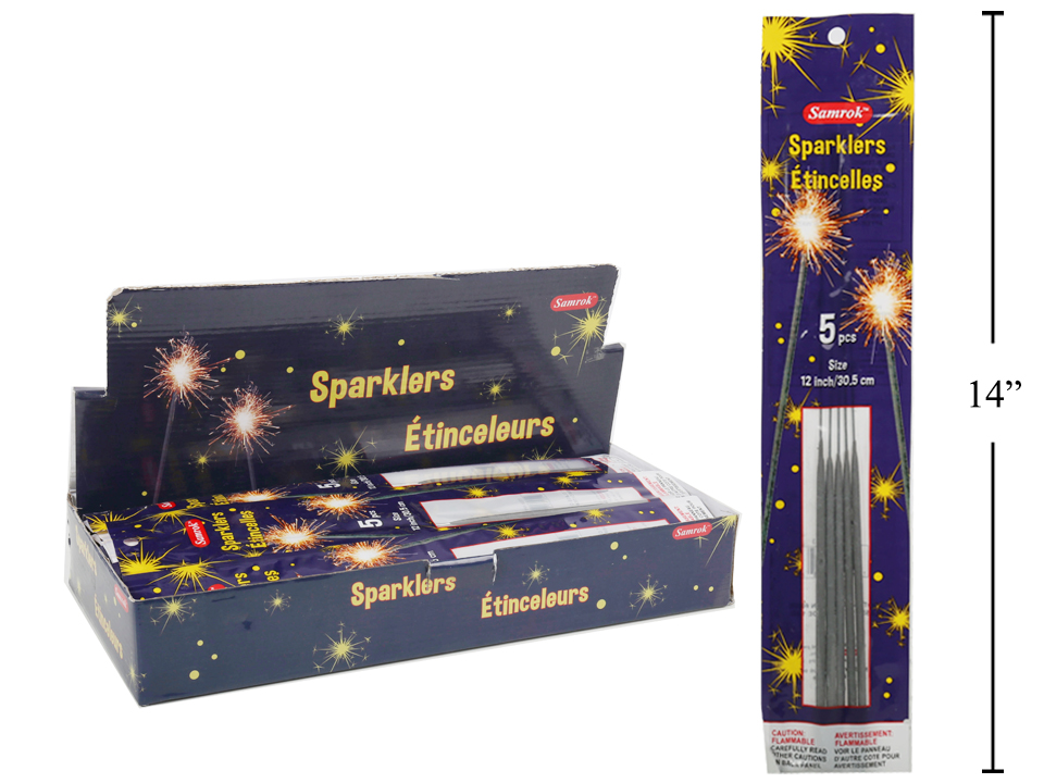 Sparklers - 12" ~ 5 per pack-0