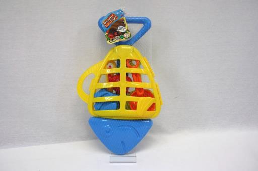 Beach Sand Set in Fish Shaped Carrying Case ~ 6 piece set-0