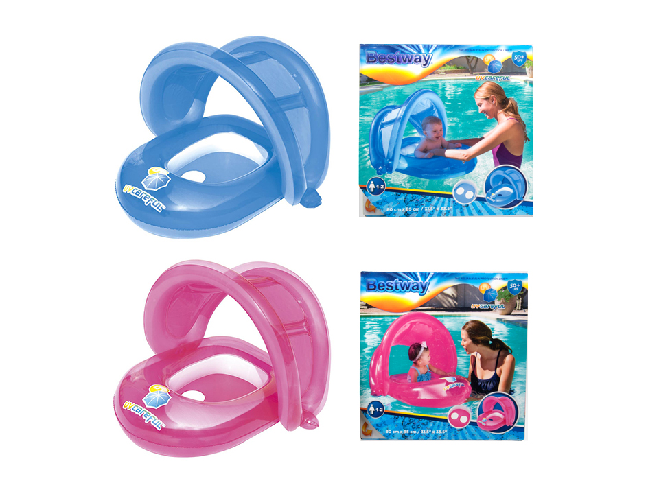 Inflatable Baby Seat with Detachable UV Sunshade {34091}-0