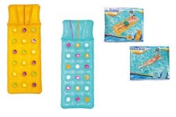 Multi-Color Pocket Inflatable Air Mattress {43014} ~ 74" x 28"-0