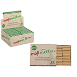 MojiMellow Natural Pre-Rolled Filter Tips, 21 per pack ~ 20 packs per box-0