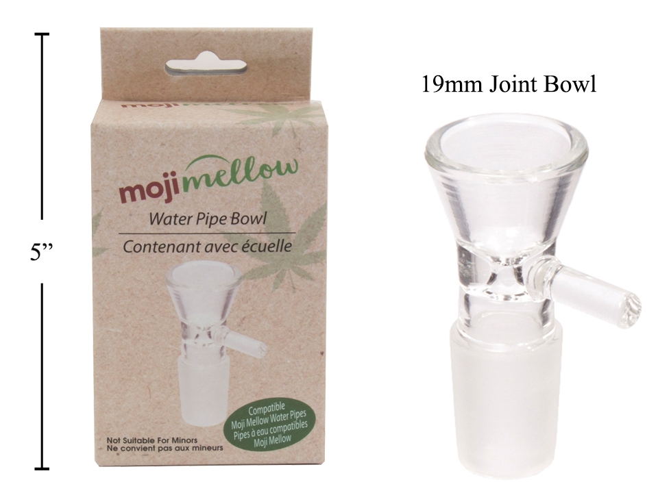MojiMellow 19mm Water Pipe Bowl - Male -0