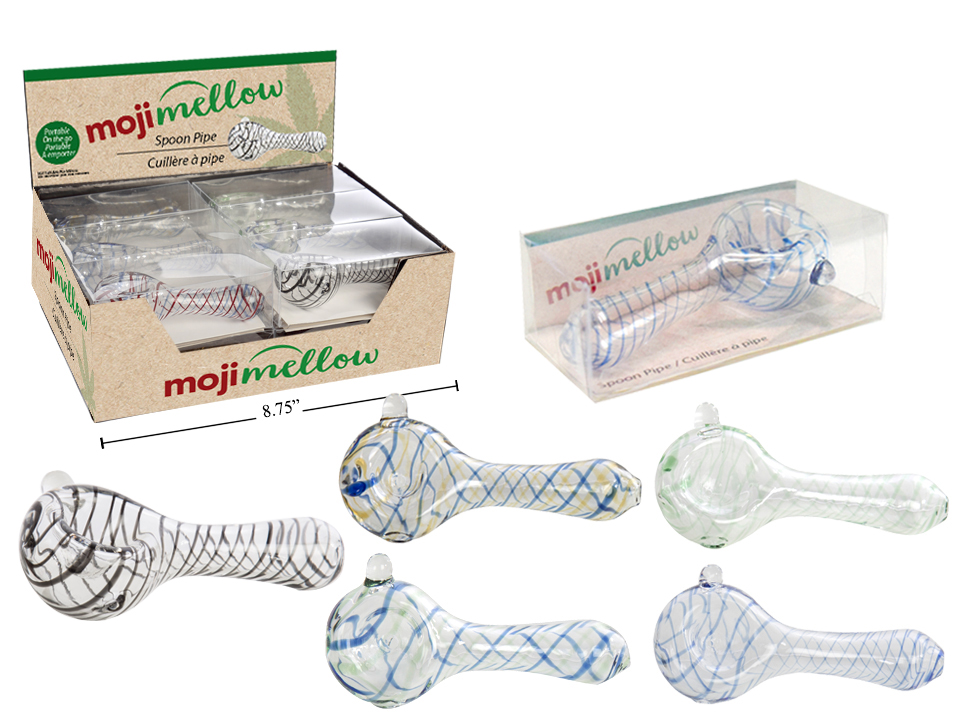 MojiMellow 4" Spoon Pipe-0