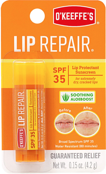 O'Keeffe's SPF35 Lip Repair w/Aloeboost Lip Balm - 4.2gr stick ~ 6 per display-0