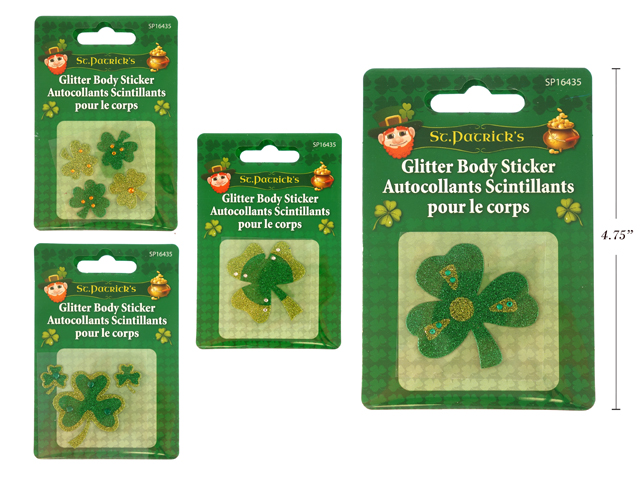 St. Patrick's Day Glitter Body Art-0