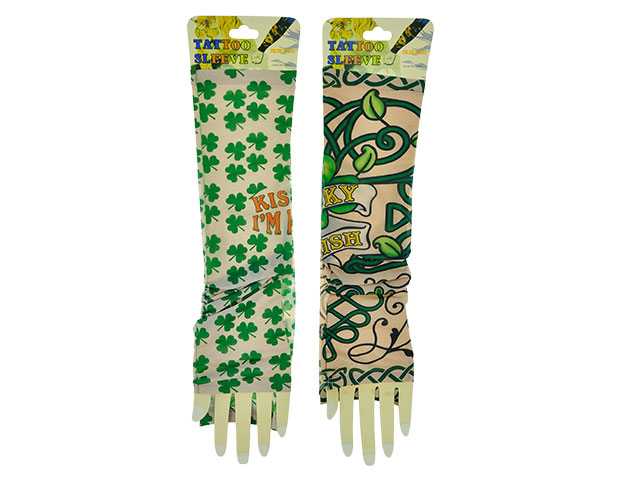 St. Patrick's Day Fake Tattoo Sleeves ~ 2 per pack-0