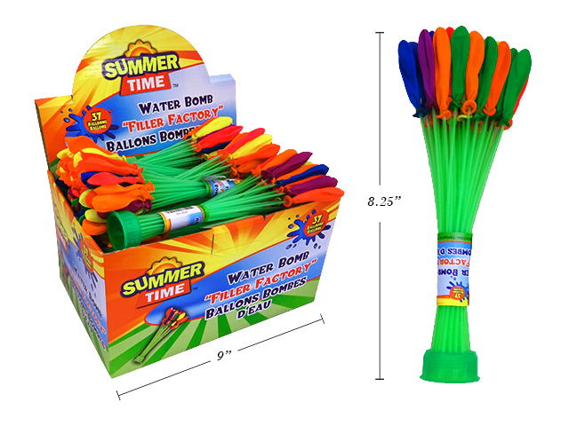 Water Bomb Filler Factory w/37 Balloons ~ 24 per display-0