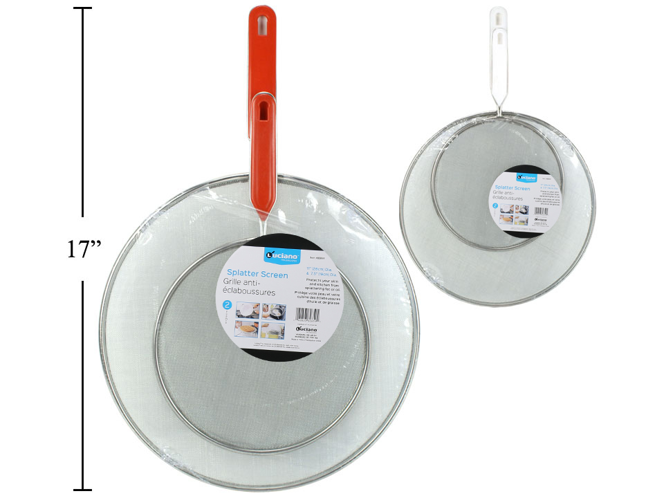 Luciano Splatter Screen - 11" + 7.5" Diameter ~ 2 per pack-0