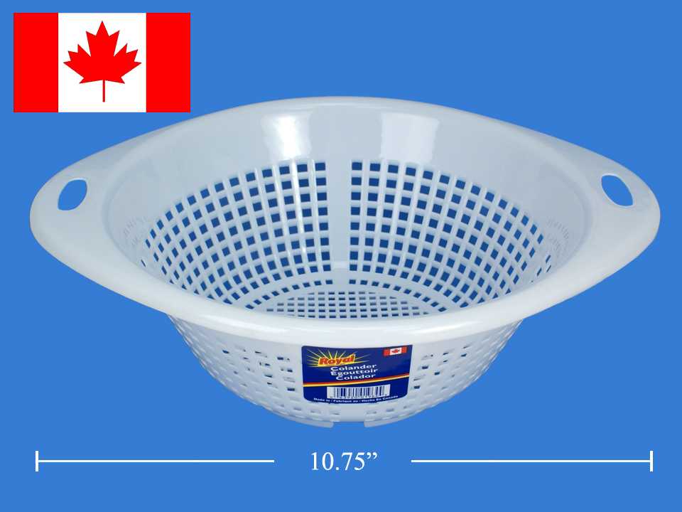 Royal Plastic Colander ~ 10.75" Diameter-0