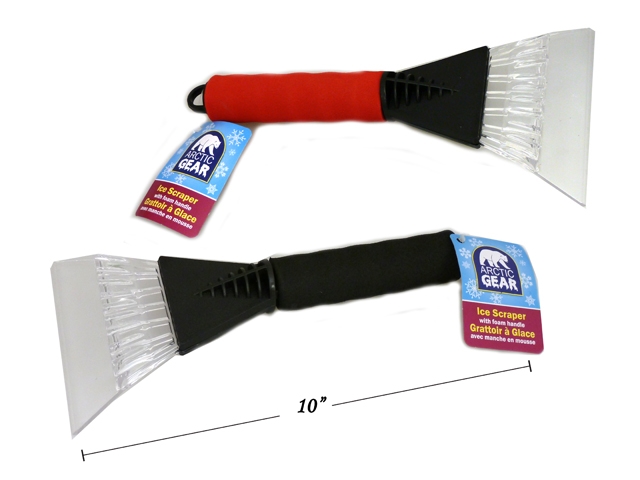 Ice Scraper with Foam Handle ~ 10.25"-0