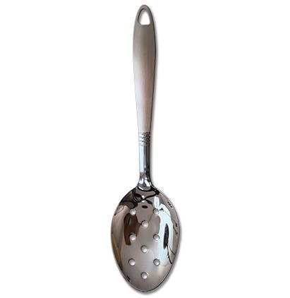 Stainless Steel Serving Slotted Spoon ~ 9"-0