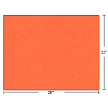 Poster (Bristol) Board - Box of 50 Sheets ~ Fluorescent Red -0