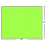 Poster (Bristol) Board - Box of 50 Sheets ~ Fluorescent Green -0