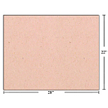 Poster (Bristol) Board - Box of 50 Sheets ~ Pink -0