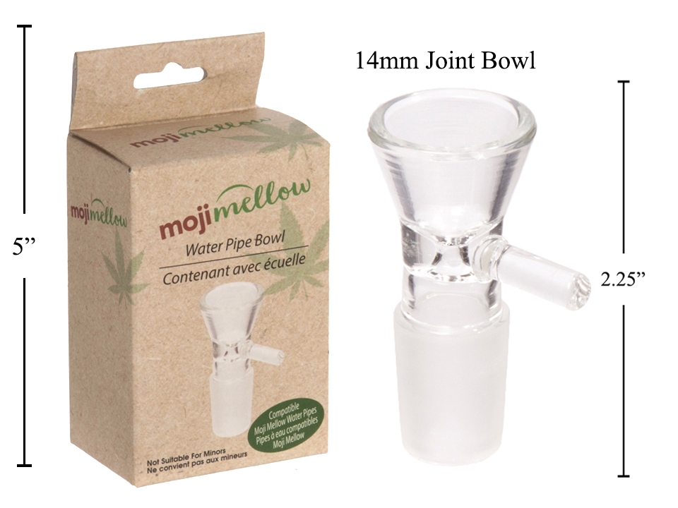 MojiMellow 14mm Water Pipe Bowl - Male -0