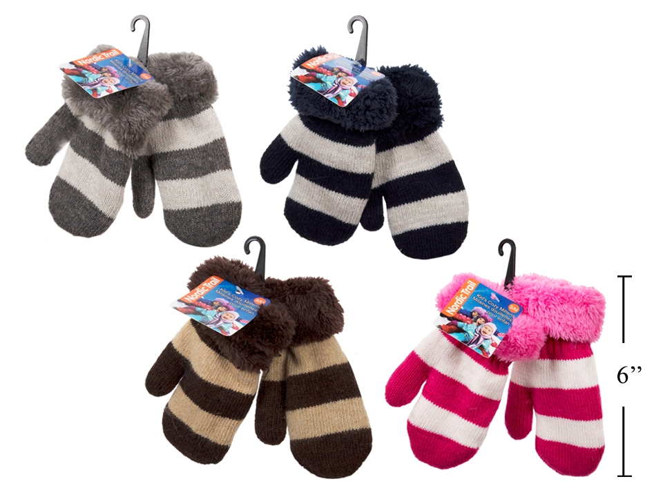 Kid's Mittens with Insulated Lining -0