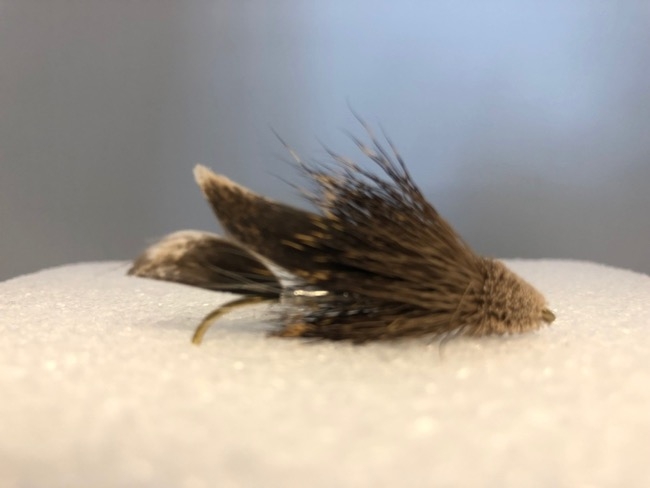 Natural Muddler with Silver Body Streamer -0