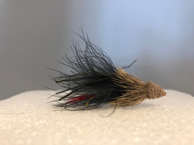 Black Marabou Muddler Streamer -0