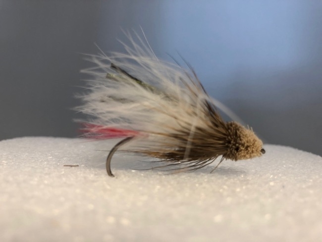 White Marabou Muddler Streamer -0
