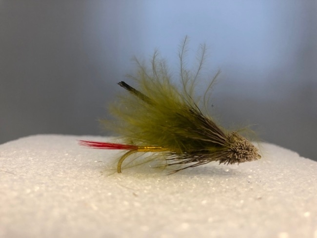 Olive Marabou Muddler Streamer -0