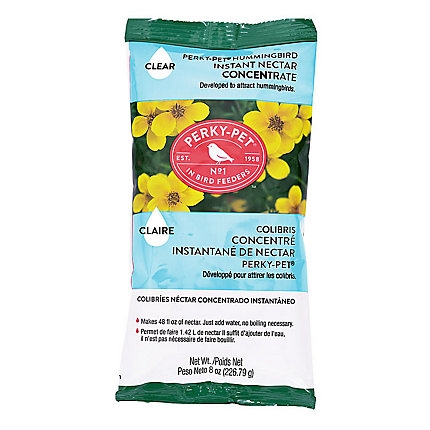 Perky-Pet Clear Instant Hummingbird Nectar ~ 8oz packet-0