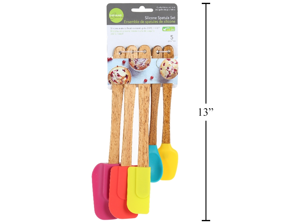 Luciano Silicone Spatula Set ~ 5 pieces-0